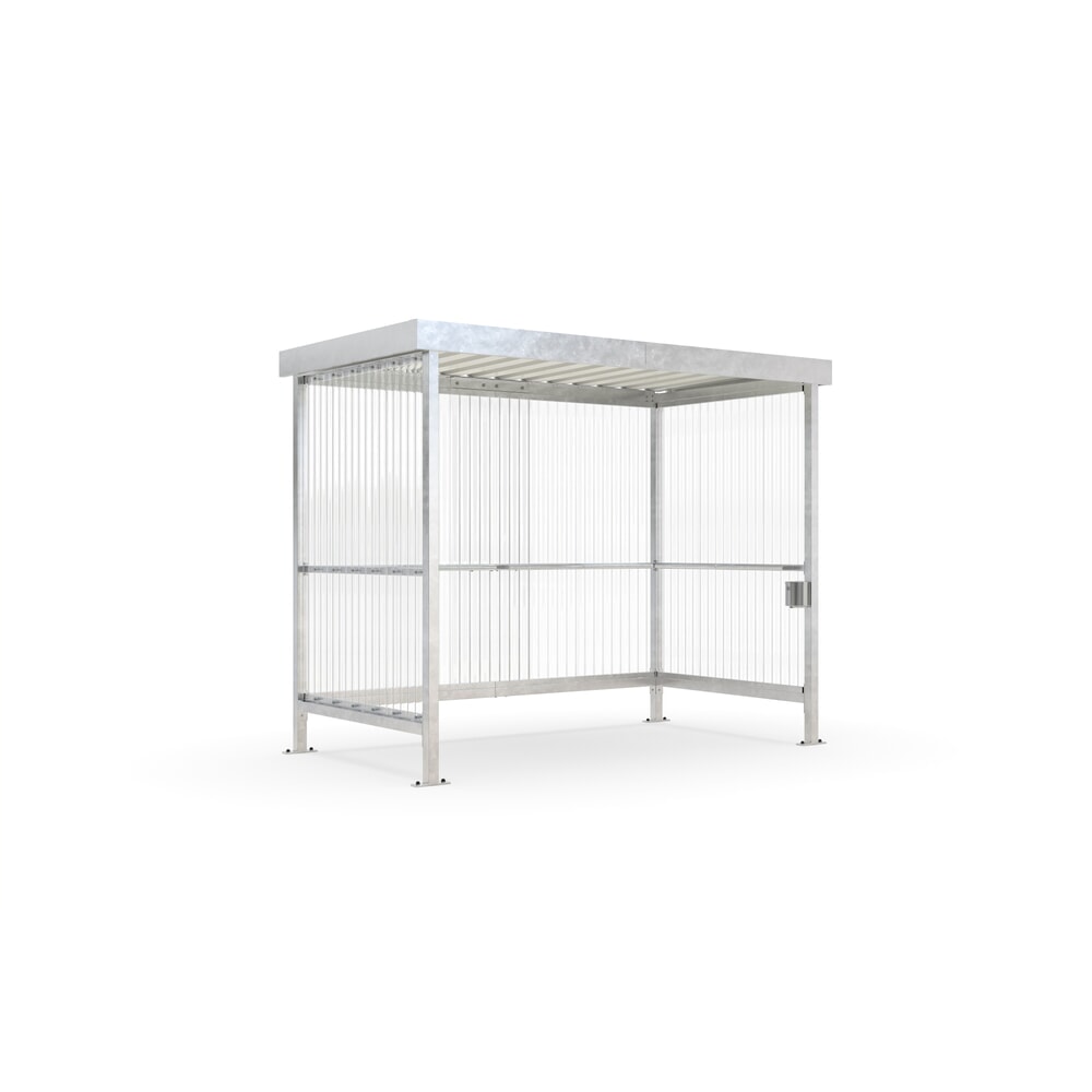Productafbeelding nr. 1: wsm® rookoverkapping Jena Maxi, golf-PVC, bouwpakket