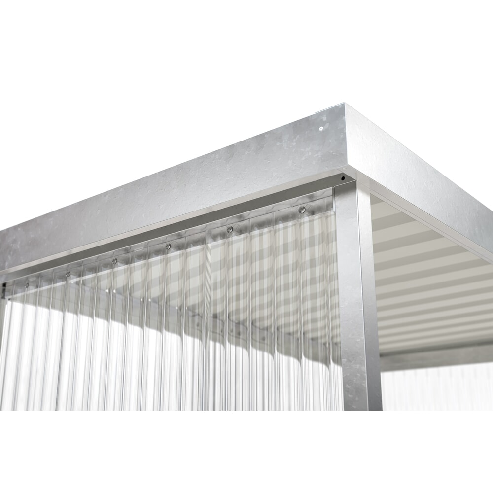 Productafbeelding nr. 5: wsm® rookoverkapping Jena Maxi, golf-PVC, bouwpakket