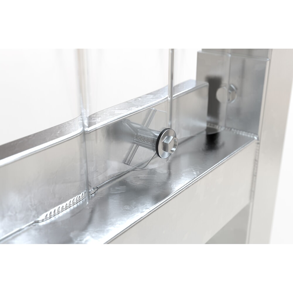 Productafbeelding nr. 6: wsm® rookoverkapping Jena Maxi, golf-PVC, bouwpakket