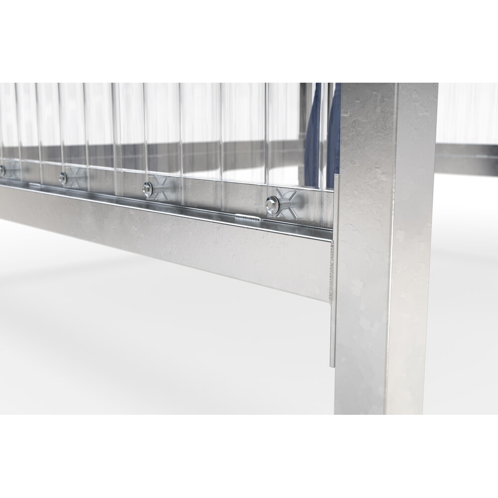 Productafbeelding nr. 4: wsm® rookoverkapping Jena, golf-PVC, bouwpakket