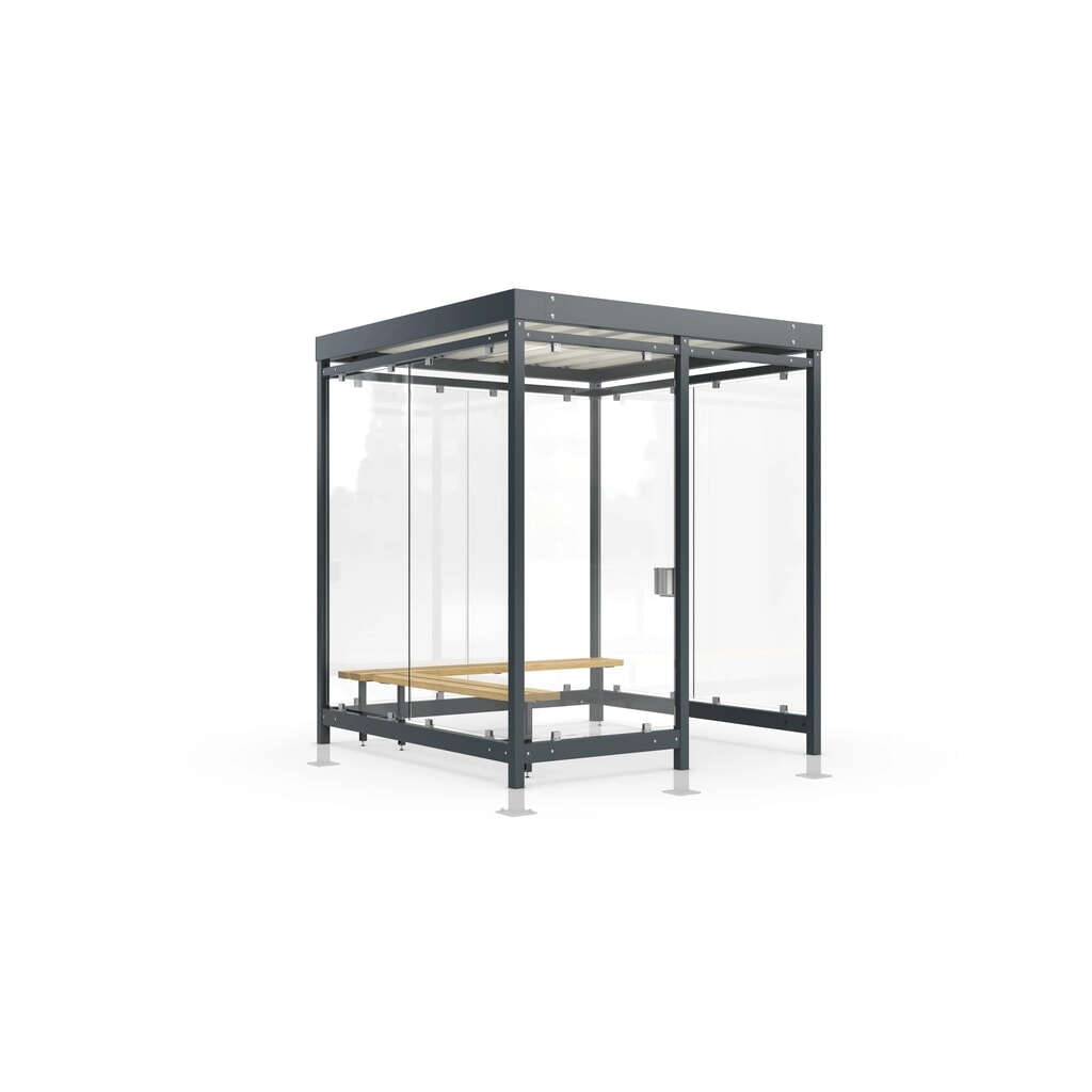 wsm® rookoverkapping Professional Köln, ESG-beglazing, geïntegreerde verlichting, bouwpakket, HxBxD 2440 mm x 2165 mm x 2165 mm Product afbeelding: wsm® rookoverkapping Professional Köln, ESG-beglazing, geïntegreerde verlichting, bouwpakket, HxBxD 2440 mm x 2165 mm x 2165 mm