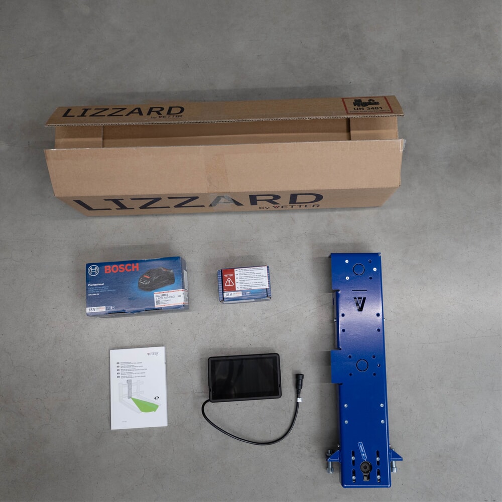 Productafbeelding nr. 2: Cam VETTER® LIZZARD, vorkengeleiding met camera, ISO 3A