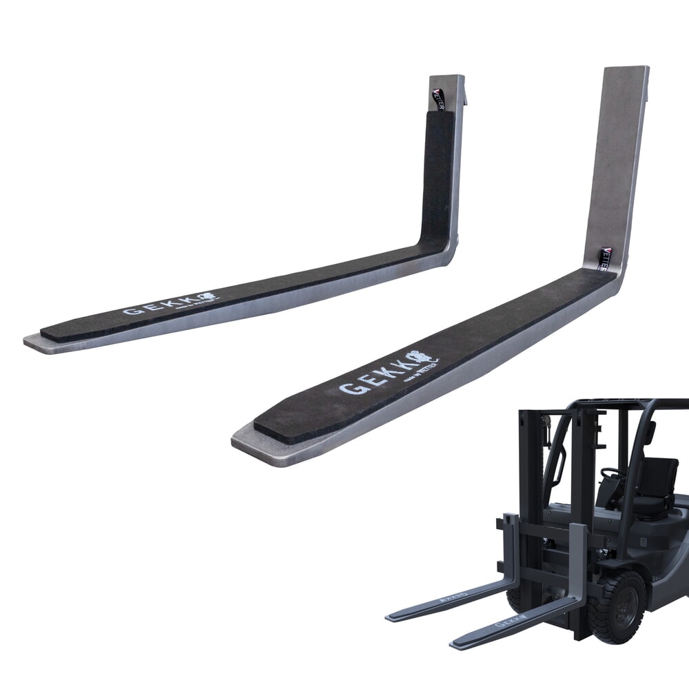 Product afbeelding: Magnetische, slipvaste vorkbekleding VETTER® GEKKO voor vorktanden, lxb 750 x 75 mm