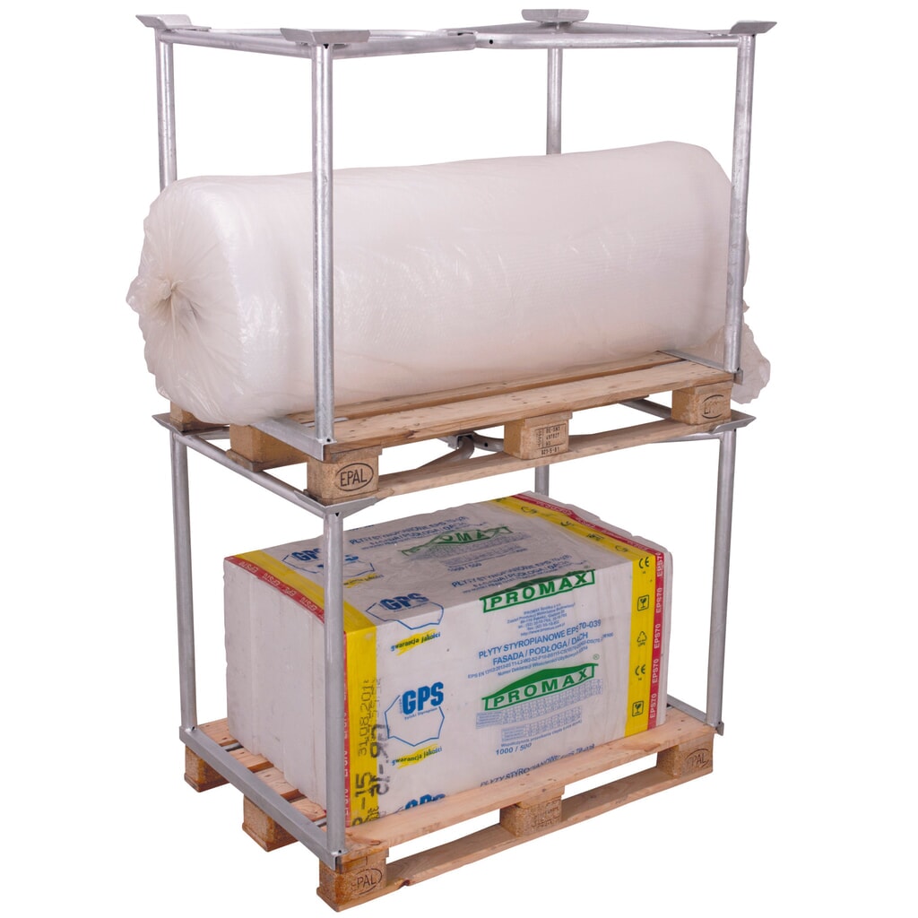 Opzetframe voor pallets CORDES, open, europallet, verzinkt , hoogte 800 mm Productafbeelding nr. 2: Opzetframe voor pallets CORDES, open, europallet, verzinkt , hoogte 800 mm