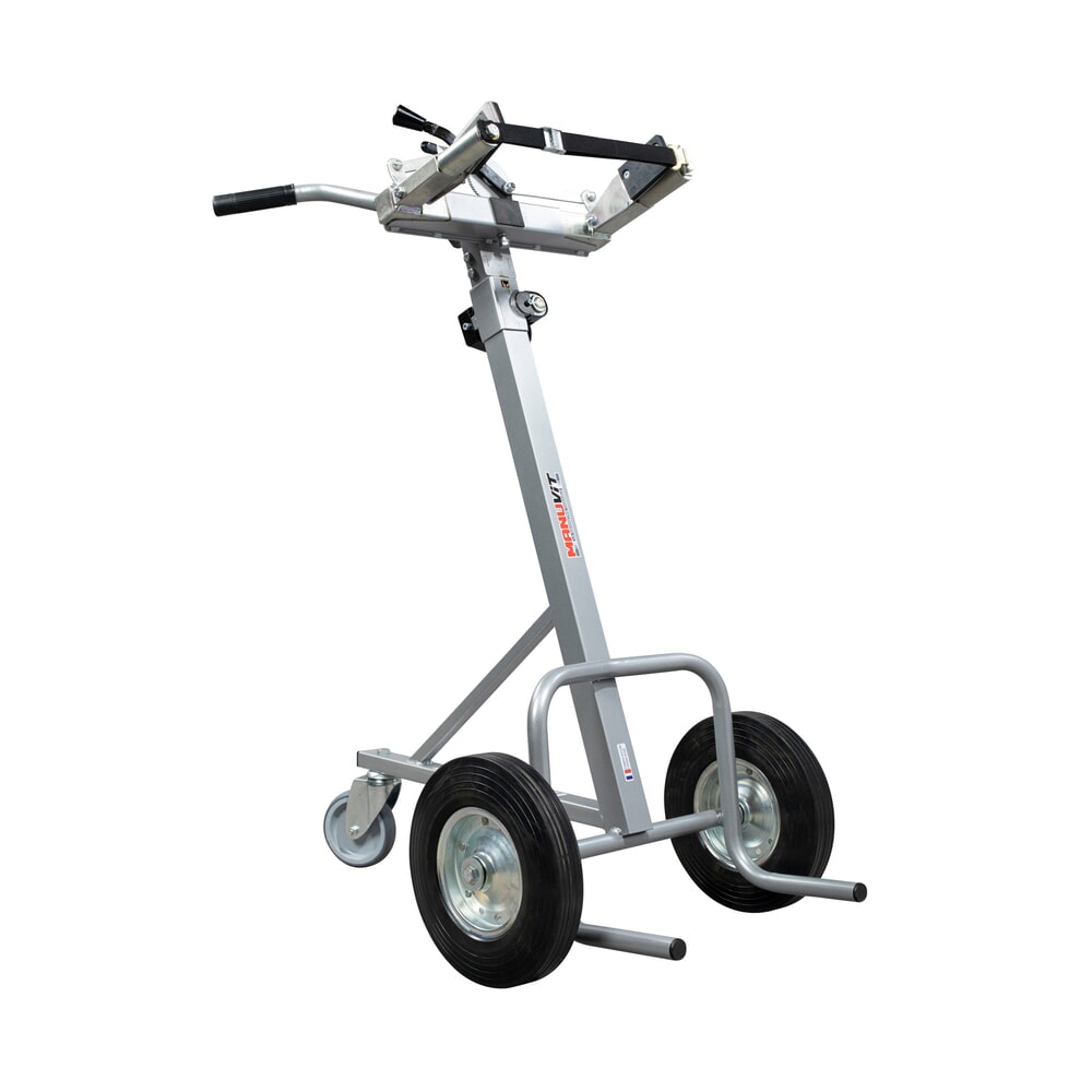 Product afbeelding: Manuvit gasflessenwagen met lier, automatische klembekken, draagvermogen 150 kg, flessendiameter tot 300 mm