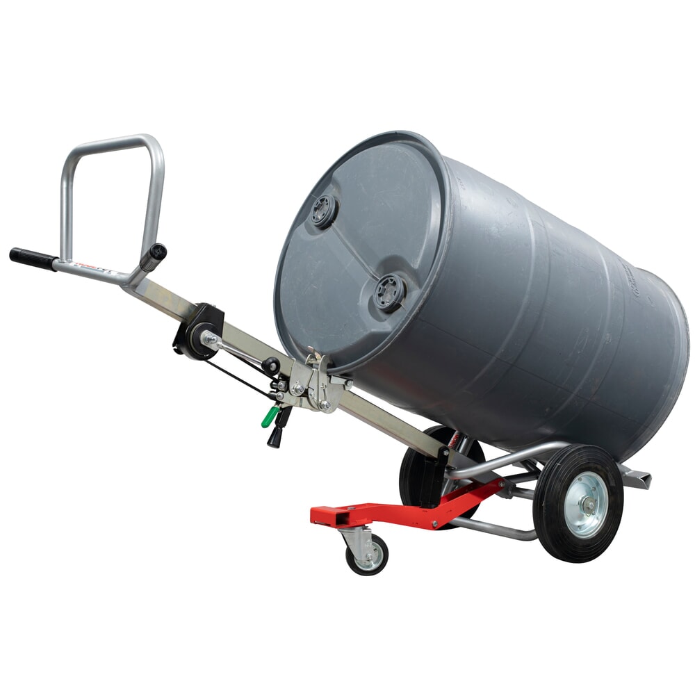 Productafbeelding nr. 6: Manuvit vatensteekwagen met hijslier, voor metalen en kunststof vaten, volume 120 l en 220 l