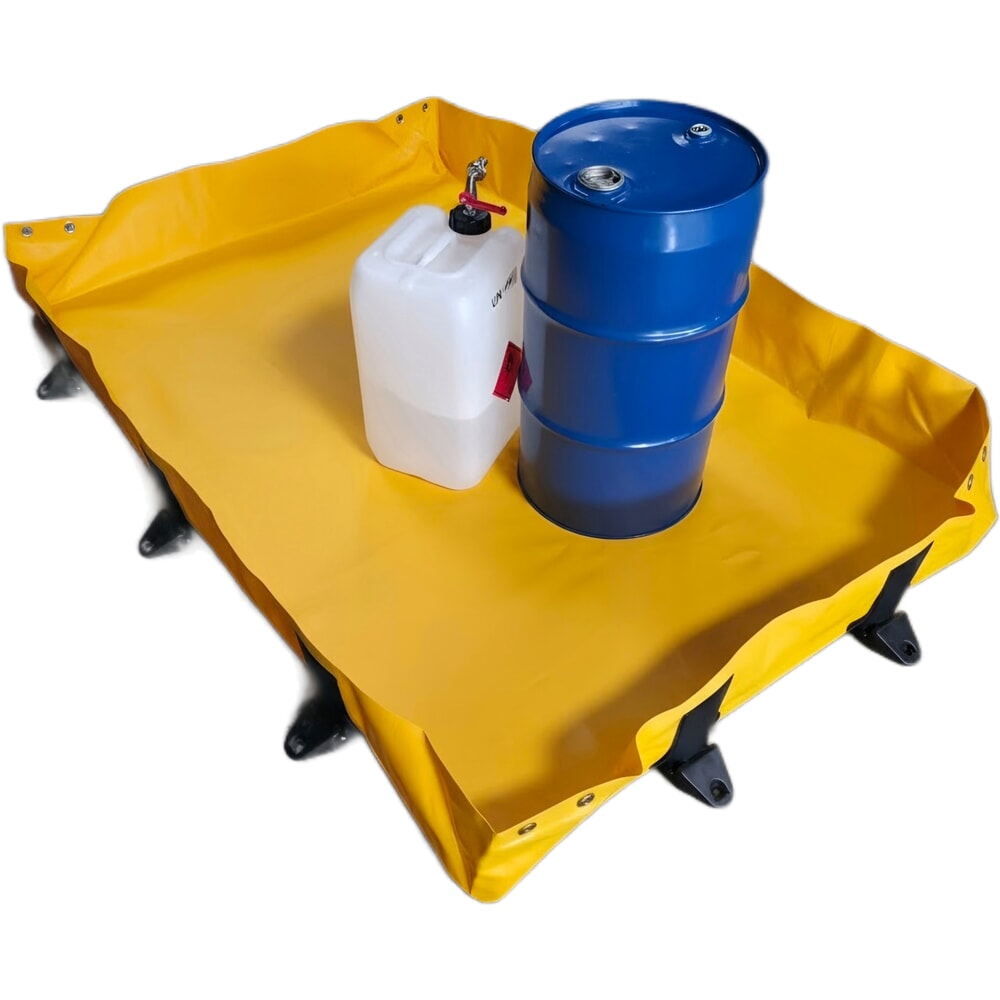 Product afbeelding: Steinbock® opvouwbare opvangbak Light van polyvinylchloride, hxbxd 203 x 1.200 x 1.800 mm, opvangvolume 451 l