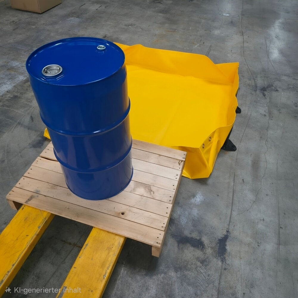 Productafbeelding nr. 7: Steinbock® opvouwbare opvangbak Light van polyvinylchloride, hxbxd 203 x 1.200 x 1.200 mm, opvangvolume 299 l
