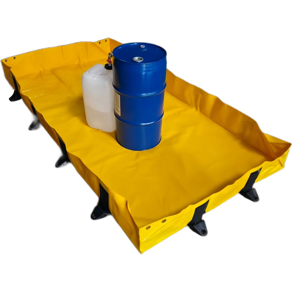 Product afbeelding: Steinbock® opvouwbare opvangbak Light van polyvinylchloride, hxbxd 203 x 1.200 x 2.400 mm, opvangvolume 602 l
