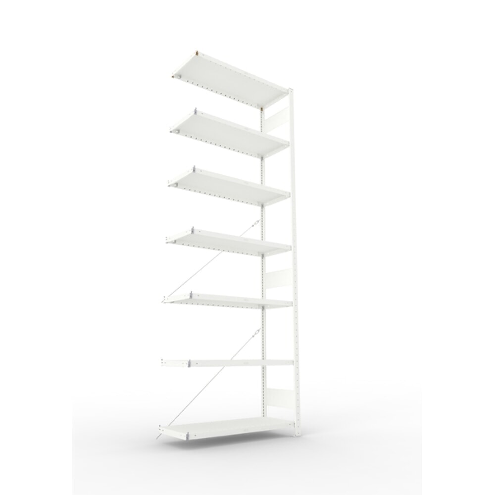 Productafbeelding nr. 2: Legbordstelling META, AV, vaklast 230 kg, lichtgrijs, hxbxd 2.500 x 1.000 x 600 mm