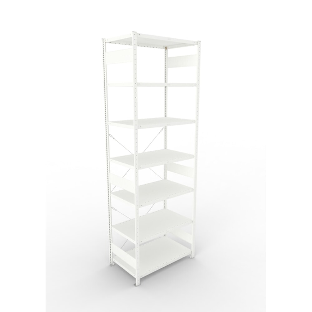 Product afbeelding: Legbordstelling META, lichtgrijs, vaklast 230 kg, hxbxd 3.000 x 1.056 x 636 mm