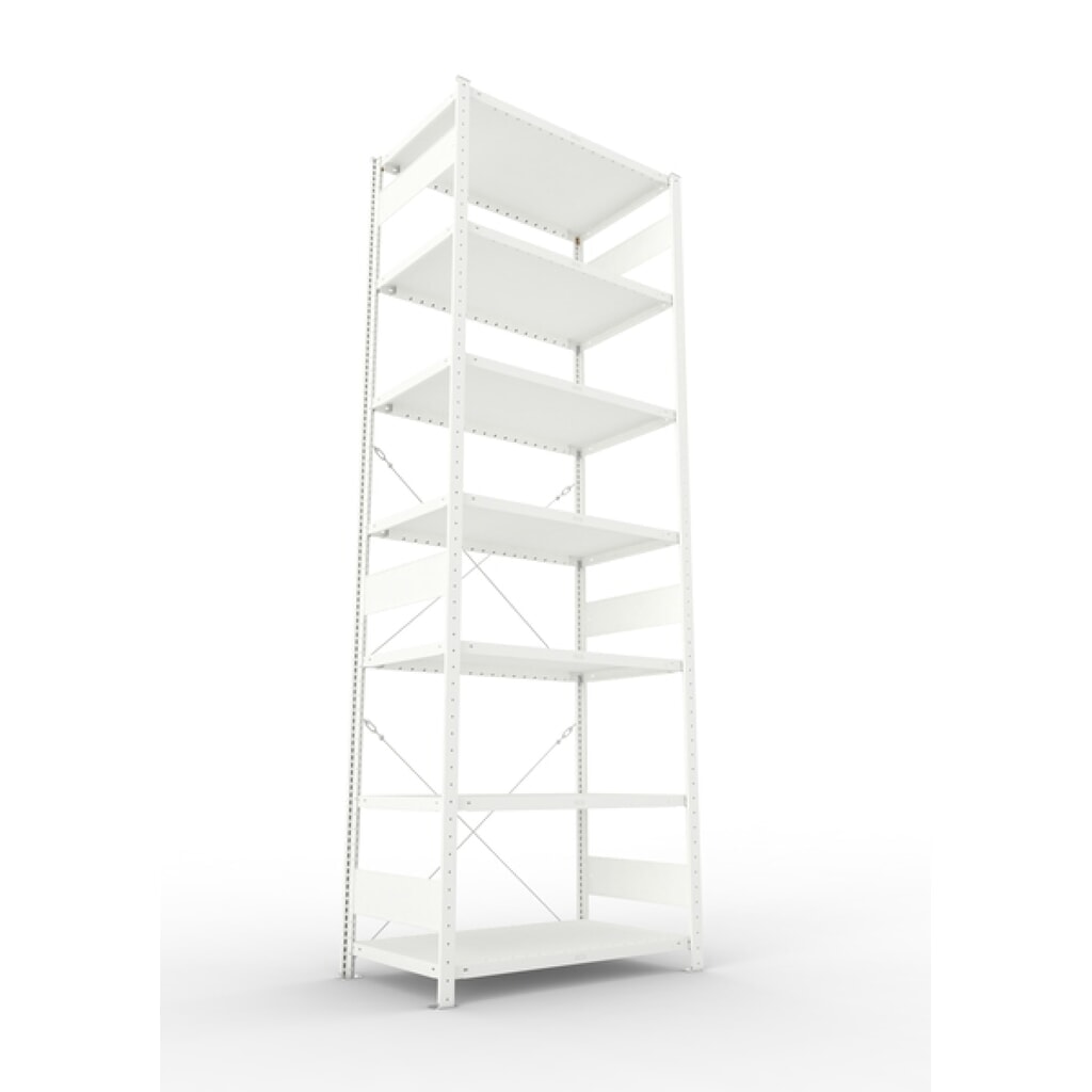 Productafbeelding nr. 2: Legbordstelling META, lichtgrijs, vaklast 230 kg, hxbxd 3.000 x 1.056 x 836 mm