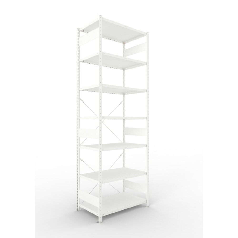 Productafbeelding nr. 3: Legbordstelling META, lichtgrijs, vaklast 230 kg, hxbxd 3.000 x 1.056 x 636 mm