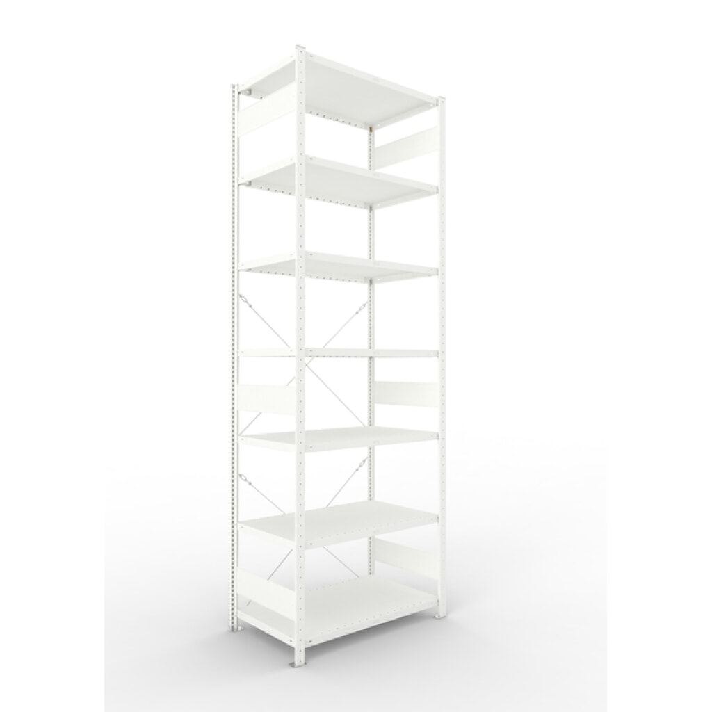 Productafbeelding nr. 3: Legbordstelling META, lichtgrijs, vaklast 230 kg, hxbxd 3.000 x 1.056 x 836 mm