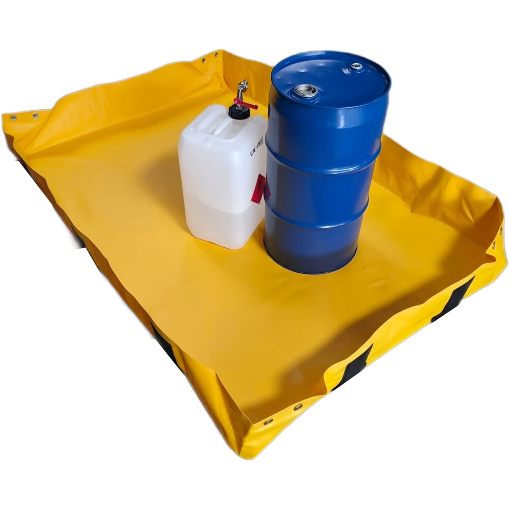 Product afbeelding: Steinbock® opvouwbare opvangbak Light van polyvinylchloride, hxbxd 203 x 1.200 x 1.800 mm, opvangvolume 451 l