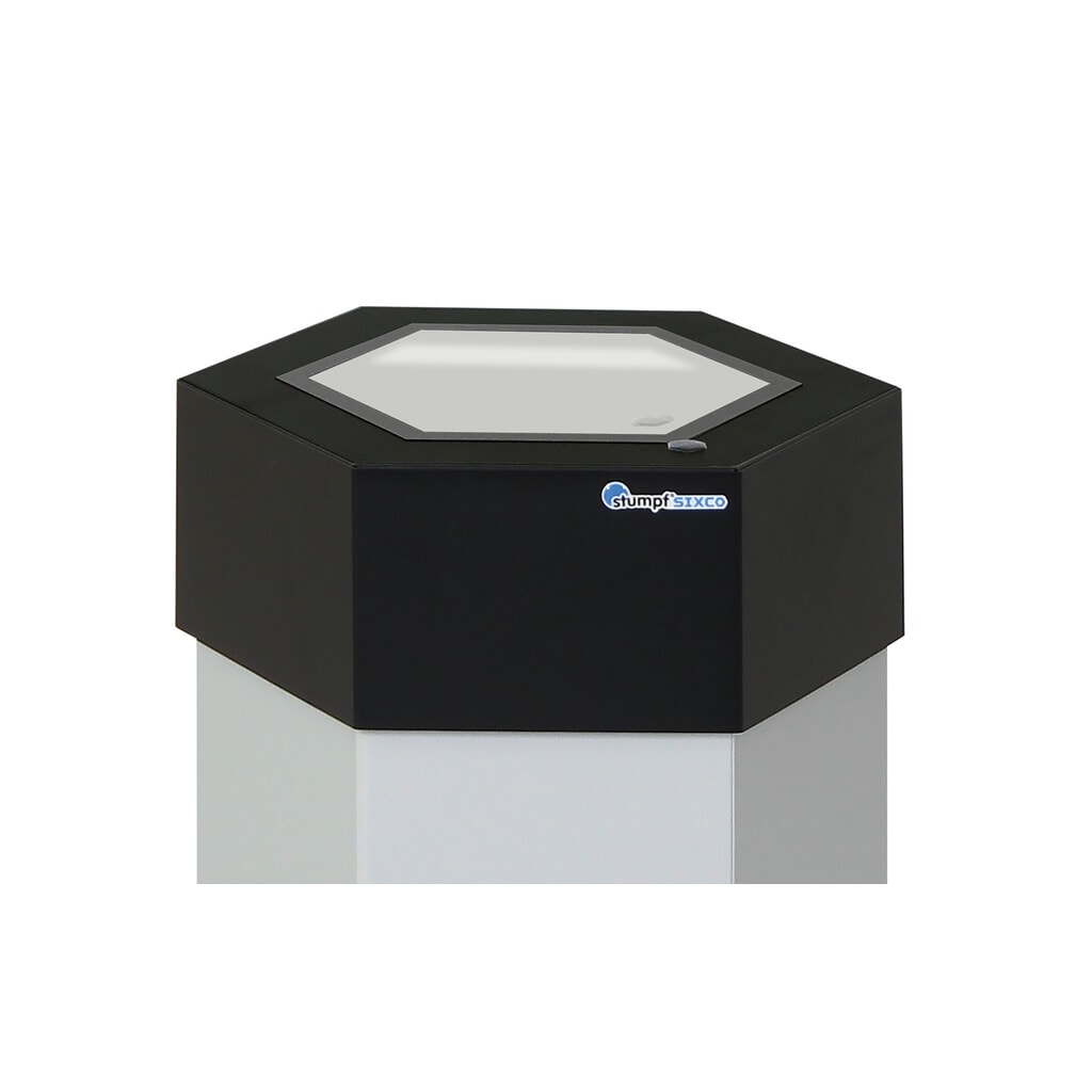 Afvalbak stumpf® Sixco 1 smart, lichtgrijs Productafbeelding nr. 5: Afvalbak stumpf® Sixco 1 smart, lichtgrijs