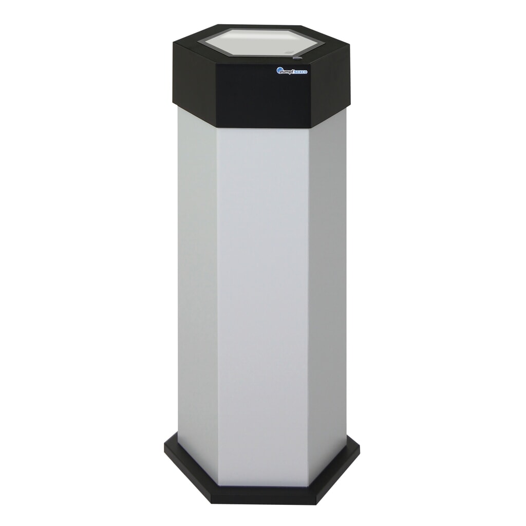Afvalbak stumpf® Sixco 1 smart, lichtgrijs Productafbeelding nr. 8: Afvalbak stumpf® Sixco 1 smart, lichtgrijs