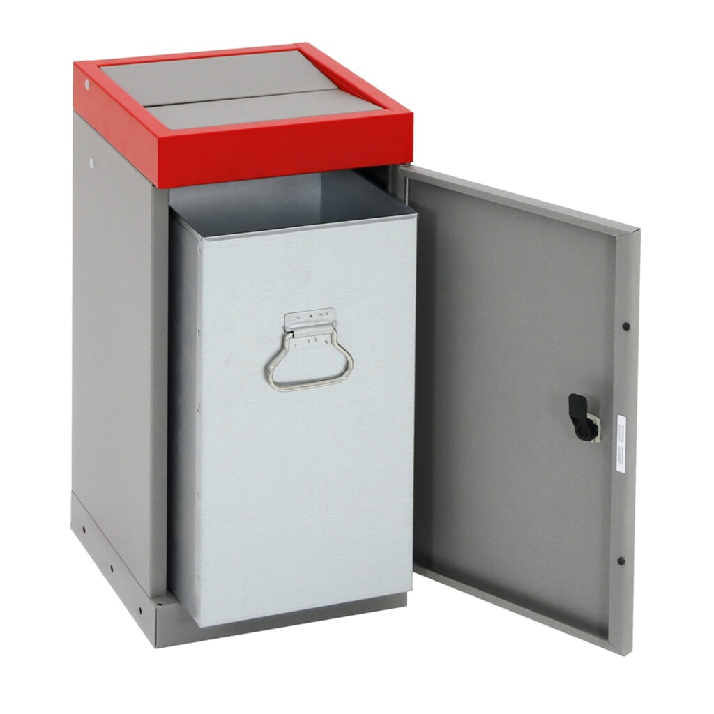 Productafbeelding nr. 4: Kringloopafvalbak stumpf®, 1x 30 liter, deksel rood
