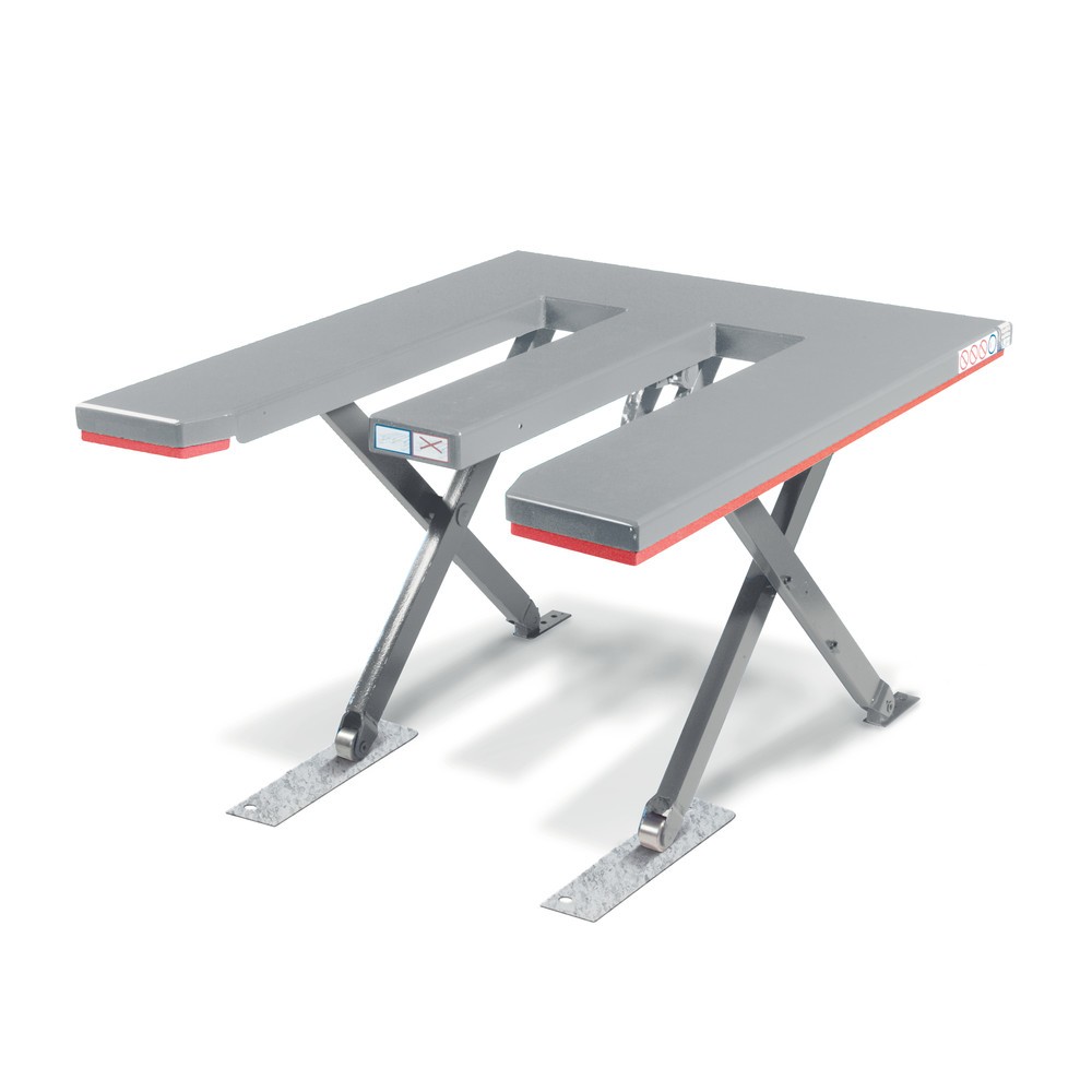Product afbeelding: Schaarheftafel Ergo-E, E-vorm, cap. 600kg, 230 V