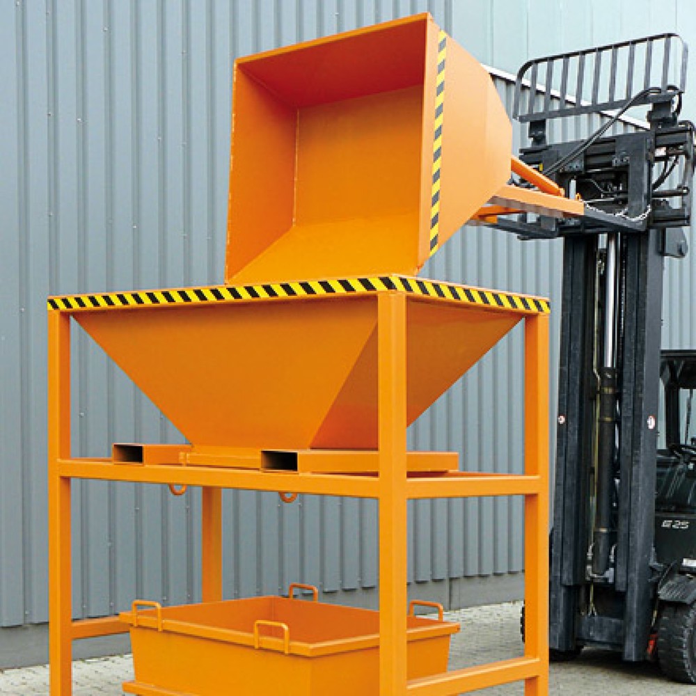 Productafbeelding nr. 2: Overslagsilo met vorkkokers, steunframe, RAL 7016 antracietgrijs