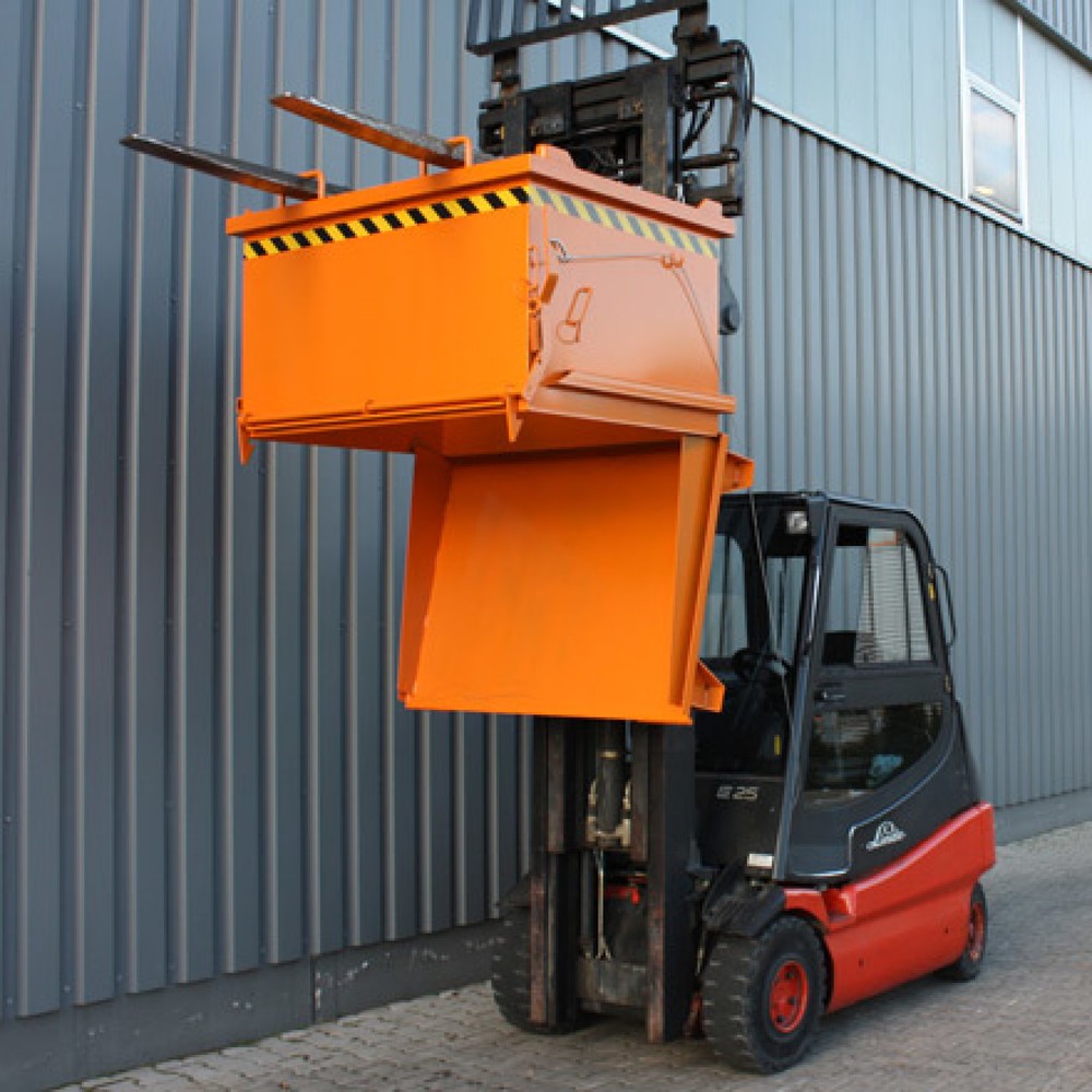 Productafbeelding nr. 2: Opvouwbare bodemcontainer met trekkabel, volume 0.75 m³, antracietgrijs