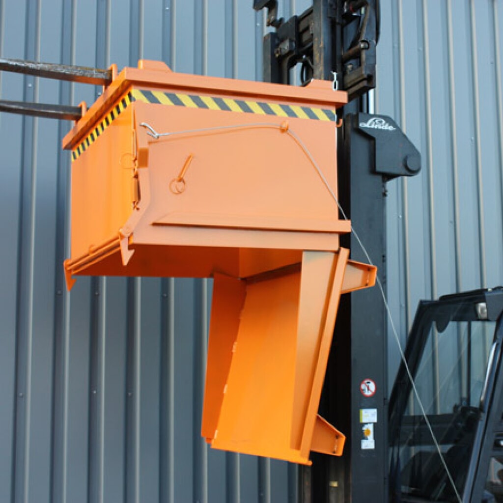 Productafbeelding nr. 4: Opvouwbare bodemcontainer met trekkabel, volume 0.75 m³, antracietgrijs