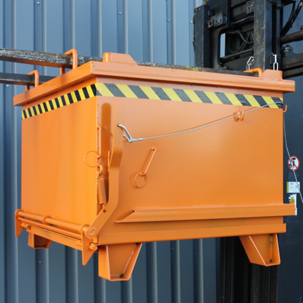 Productafbeelding nr. 5: Opvouwbare bodemcontainer met trekkabel, volume 0.75 m³, antracietgrijs