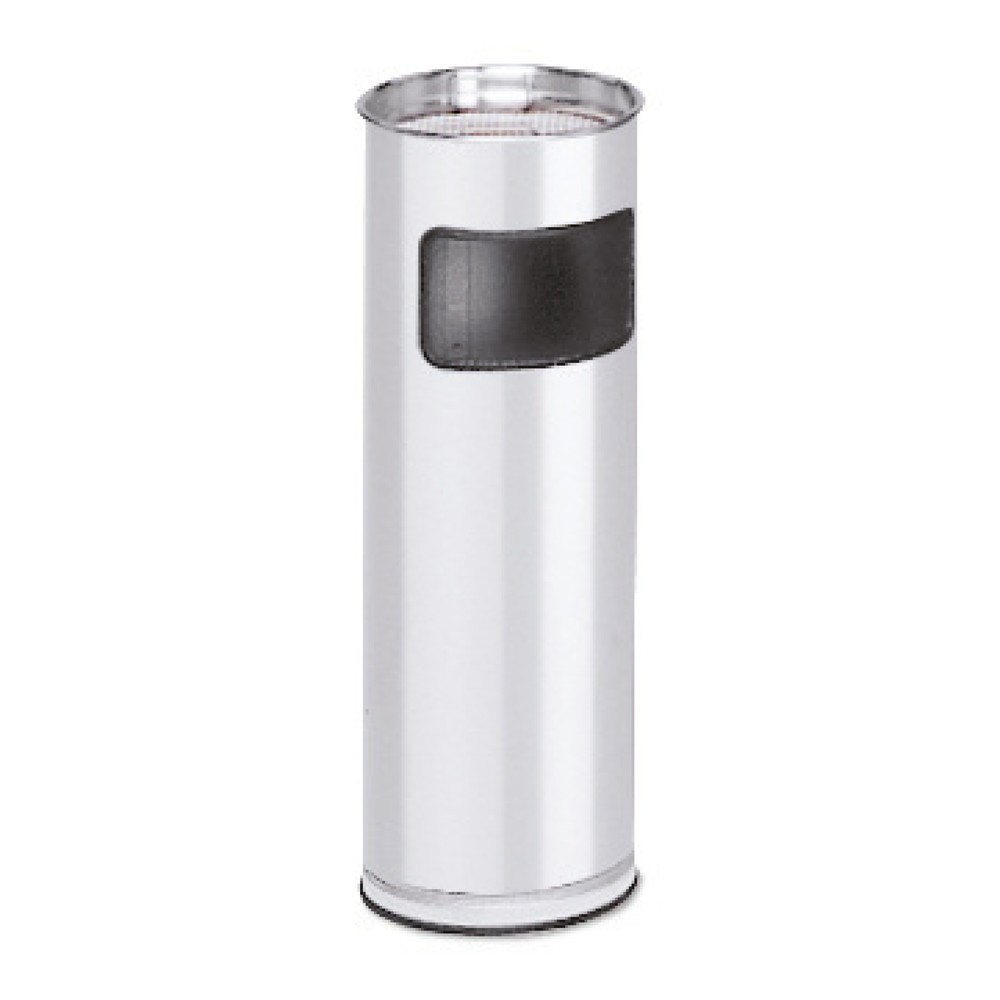 Product afbeelding: As-/afvalbakcombinatie VAR®, van roestvast staal, staand model, 16,7 liter
