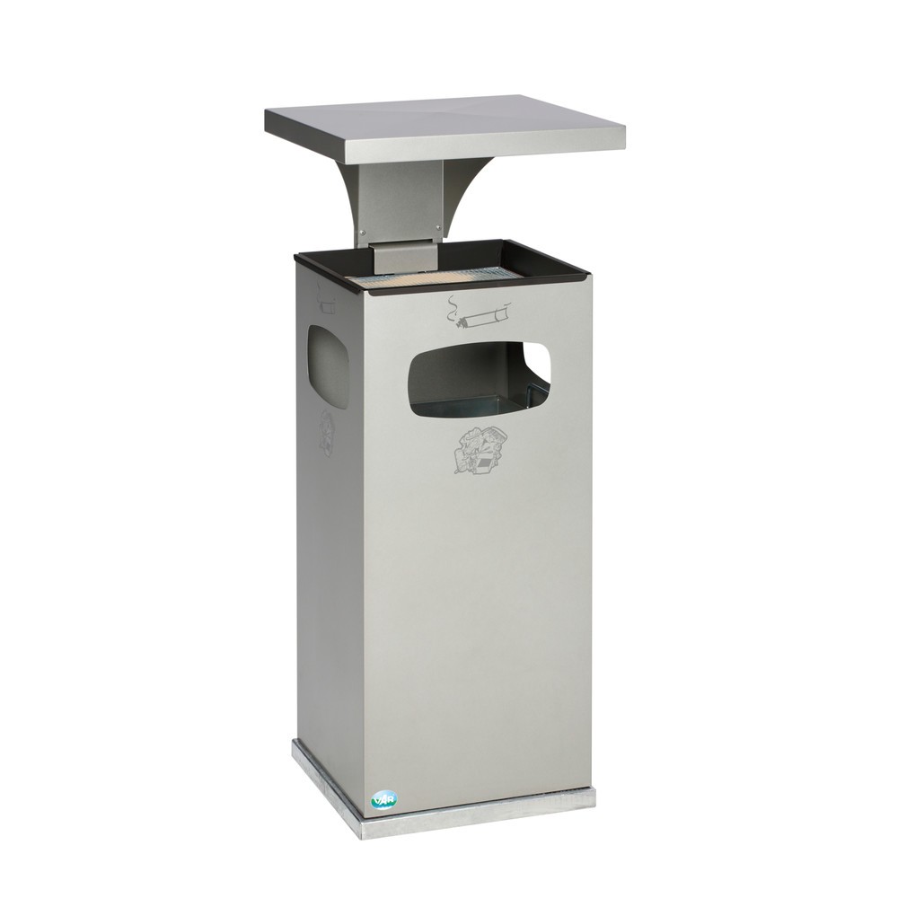 Productafbeelding nr. 2: Asbak VAR® voor vloermontage, combinatiemodel, 38 liter, antraciet