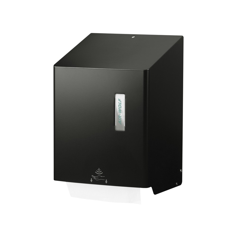 Product afbeelding: Automatische dispenser voor papieren handdoekjes Air-Wolf zwart