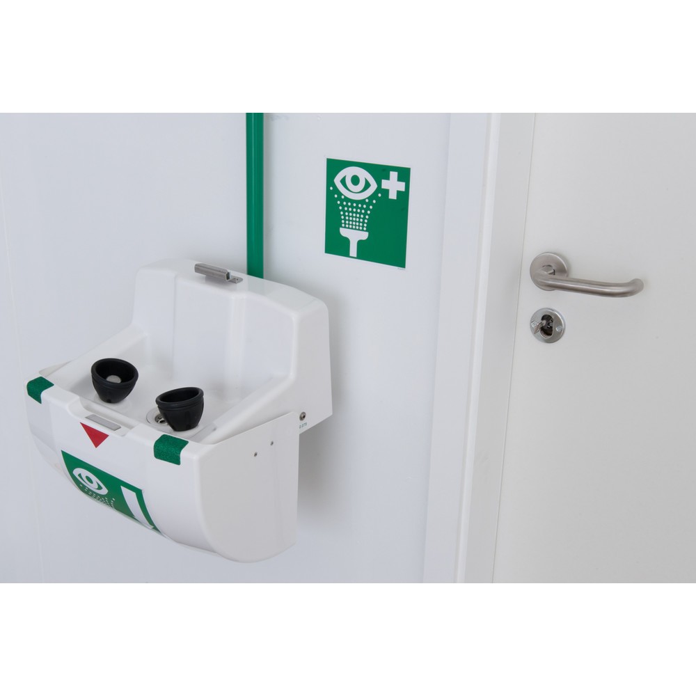 Productafbeelding nr. 2: B-Safety ClassicLine Body Emergency Douche Oog/Gezicht Douchewastafel met afdekking Wandmontage