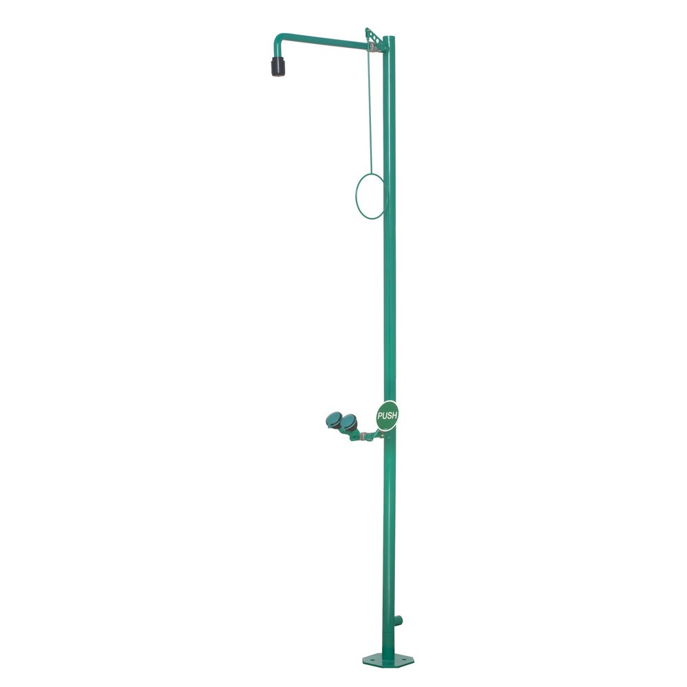 Productafbeelding nr. 1: B-Safety ClassicLine Body Emergency Douche Vloer Mount Oogwas