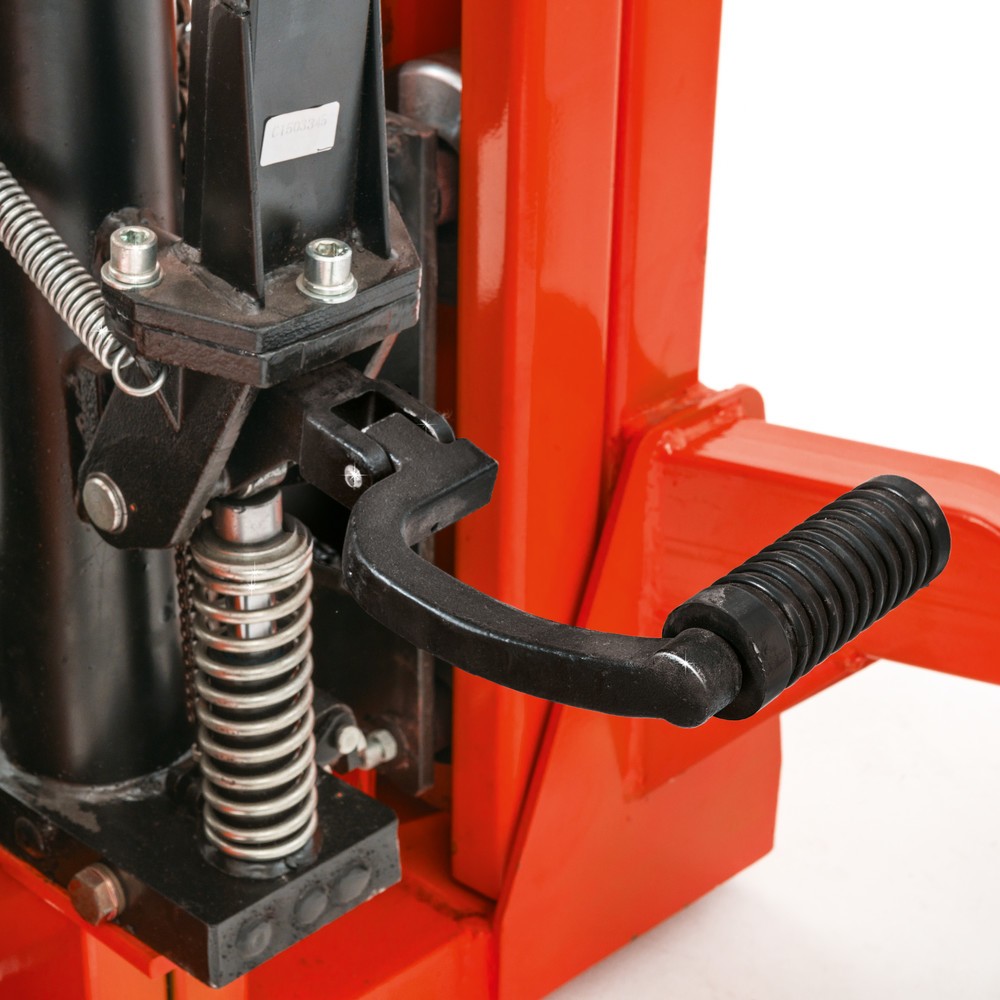 Productafbeelding nr. 2: Hydraulische stapelaar BASIC PSM 1.0 met tweevoudige telescoop hefmast, hefhoogte 2.000 mm, draagvermogen 1.000 kg