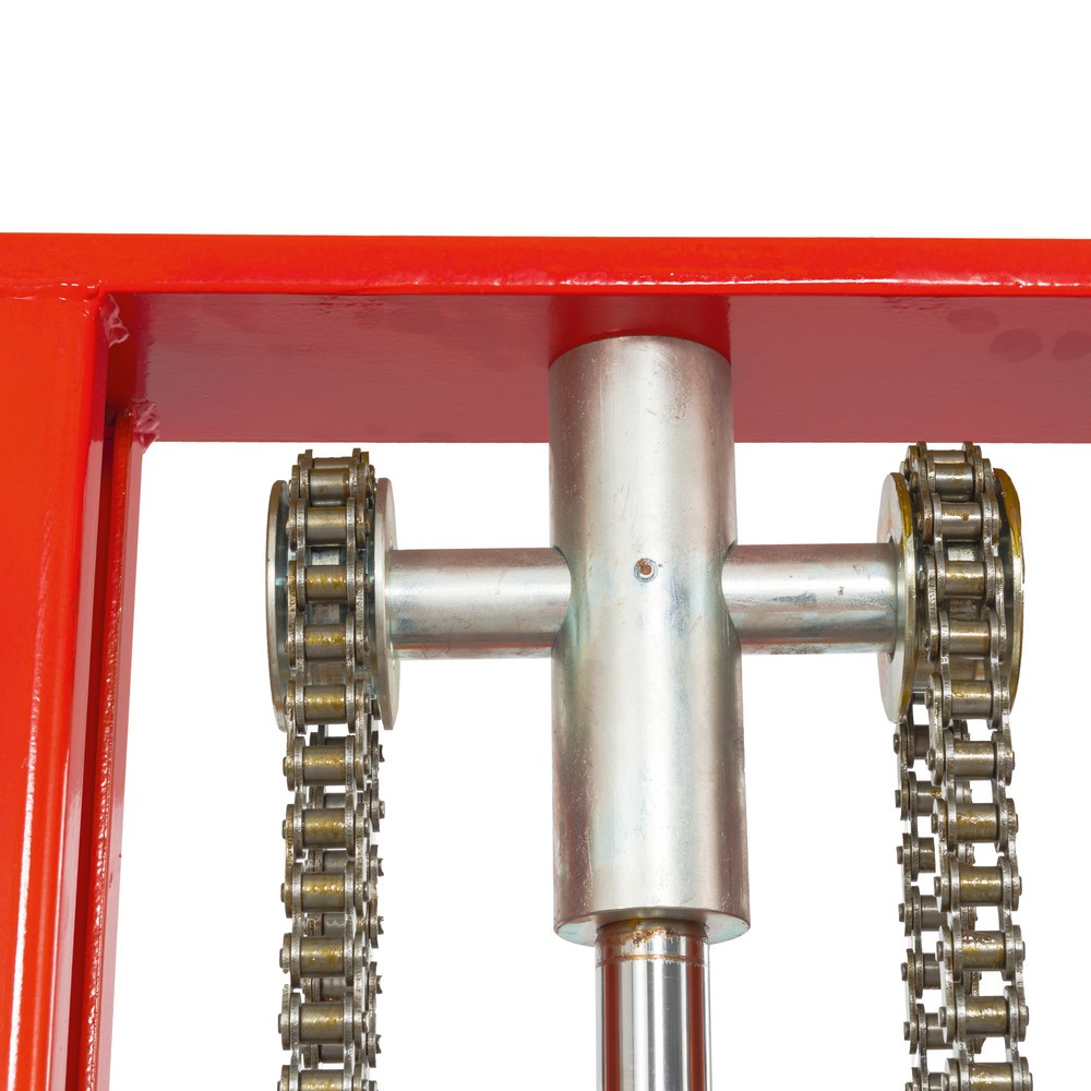 Productafbeelding nr. 3: Hydraulische stapelaar BASIC PSM 1.0 met tweevoudige telescoop hefmast, hefhoogte 2.000 mm, draagvermogen 1.000 kg