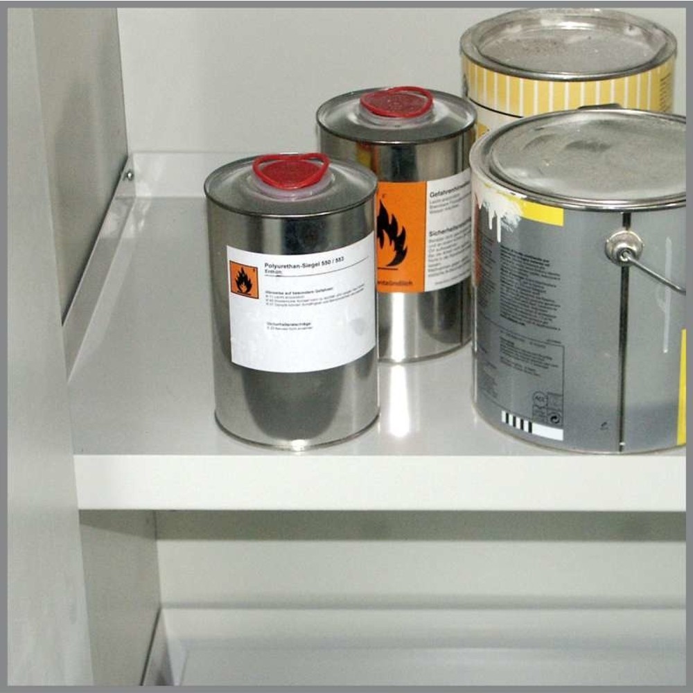 Product afbeelding: Kuipbodem voor veiligheidskast type 90, roestvrijstaal, bxd 513 x 472 mm