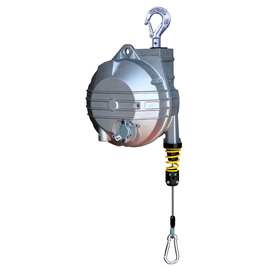 Balancer, zonder vergrendeling, aluminium behuizing, uittrek 2,1 m, draagvermogen 20-30 kg Product afbeelding: Balancer, zonder vergrendeling, aluminium behuizing, uittrek 2,1 m, draagvermogen 20-30 kg