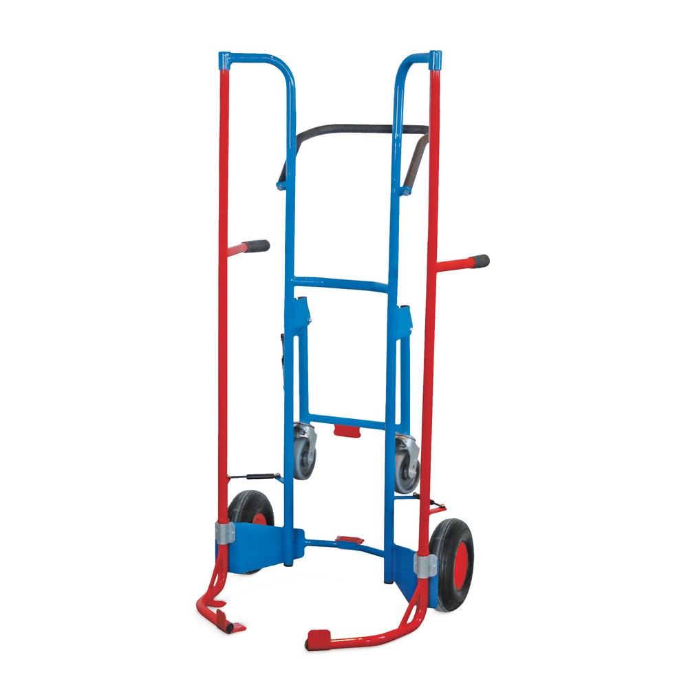 Product afbeelding: Bandensteekwagen VARIOfit® met steunwielen, capaciteit 200 kg, voor 8 banden, banden van massief rubber