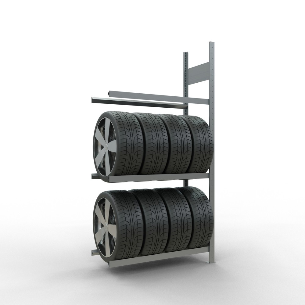 Productafbeelding nr. 2: Bandenstelling verzinkt, HxBxD,2000x1000x400mm, aanbouwveld
