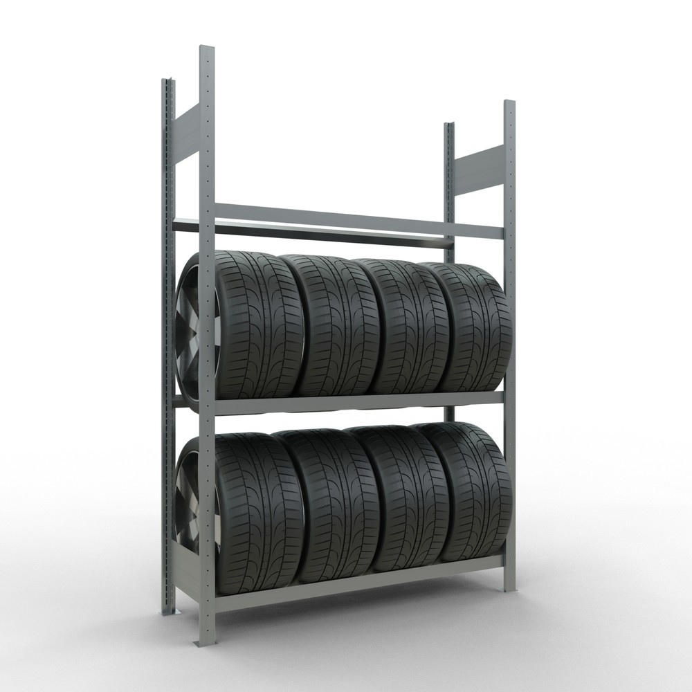 Productafbeelding nr. 2: Bandenstelling verzinkt, HxBxD 2000x1300x400mm, basisveld