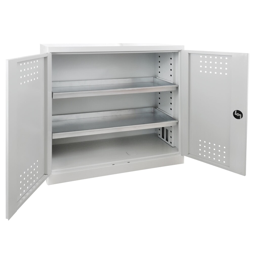 Productafbeelding nr. 3: BASIC milieu- en chemicaliënkast, h x b x d 1.000 x 1.000 x 500 mm, 2 lekbakken