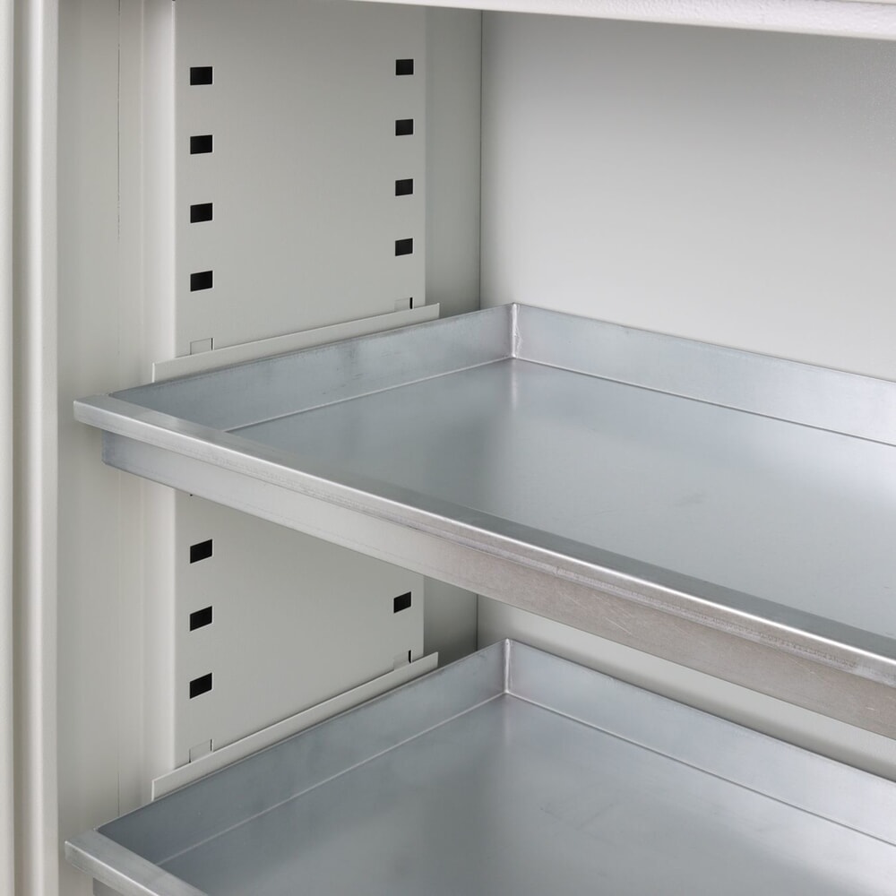 Productafbeelding nr. 6: BASIC milieu- en chemicaliënkast, h x b x d 1.000 x 1.000 x 500 mm, 2 lekbakken