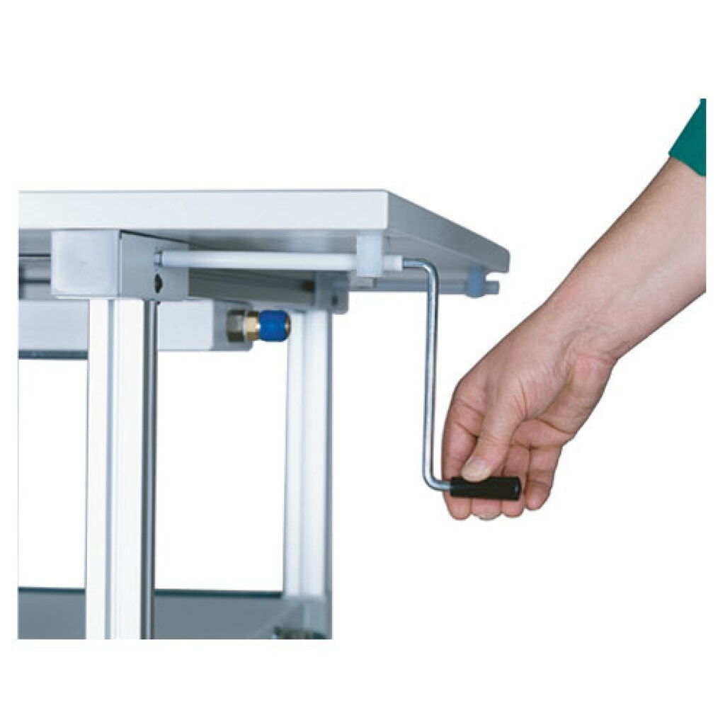 Set werkpleksysteem, 2-delig, hoogteverstelling met kruk, diepzwart Productafbeelding nr. 2: Set werkpleksysteem, 2-delig, hoogteverstelling met kruk, diepzwart