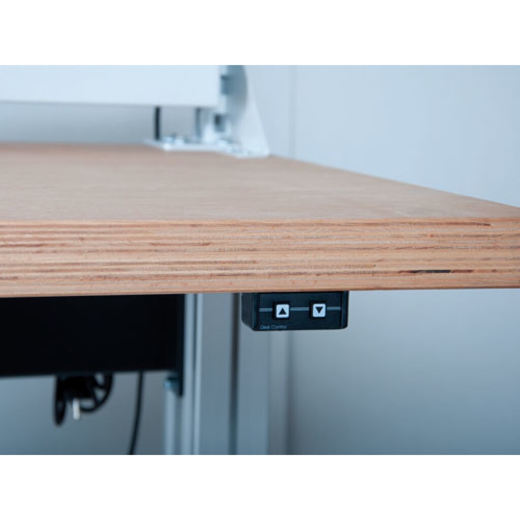 Productafbeelding nr. 2: Set werkpleksysteem, 2-delig, elektrische hoogteverstelling, verkeersrood