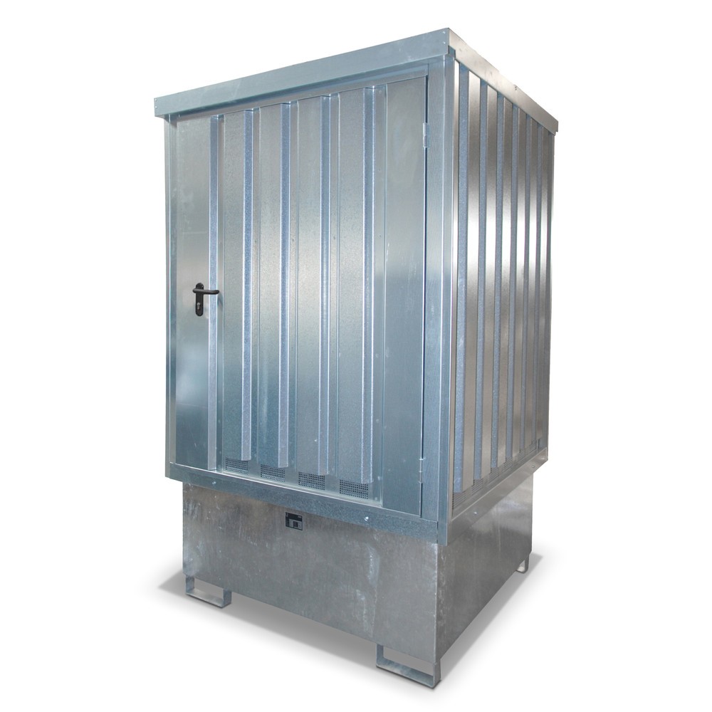 Product afbeelding: Bauer® Depot voor gevaarlijke stoffen GD-E/IBC, incl. lekbak, verzinkt