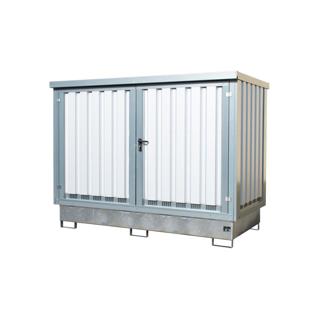 Productafbeelding nr. 1: Bauer® depot voor gevaarlijke stoffen GD-E/IBC, voor 2 x IBC, incl. lekbak, verzinkt
