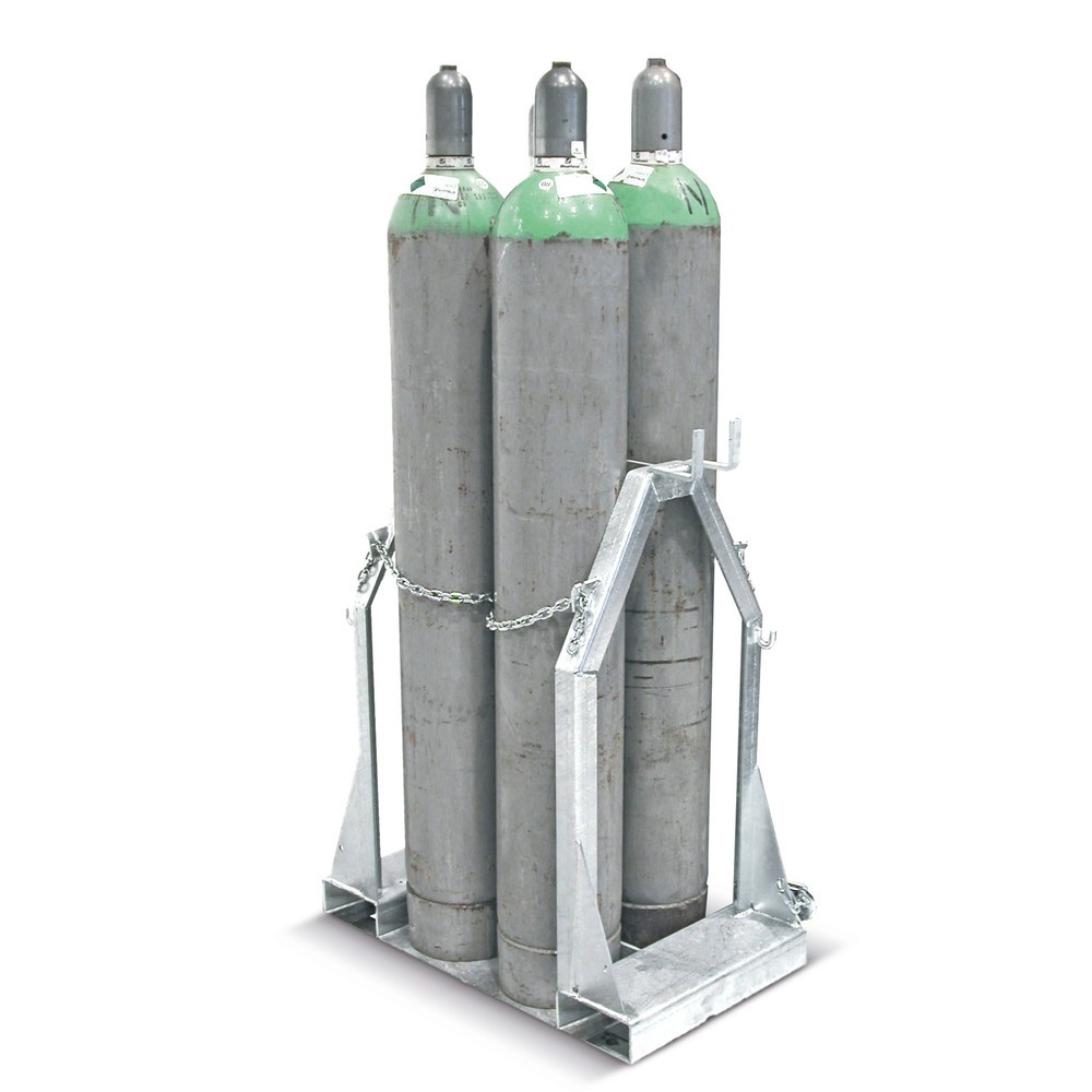 Product afbeelding: Bauer® Gasflespallet voor 4 gasflessen van Ø 250 mm