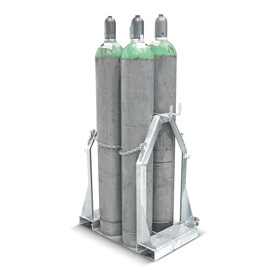 Product afbeelding: Bauer® Gasflespallet voor 4 gasflessen van Ø 250 mm