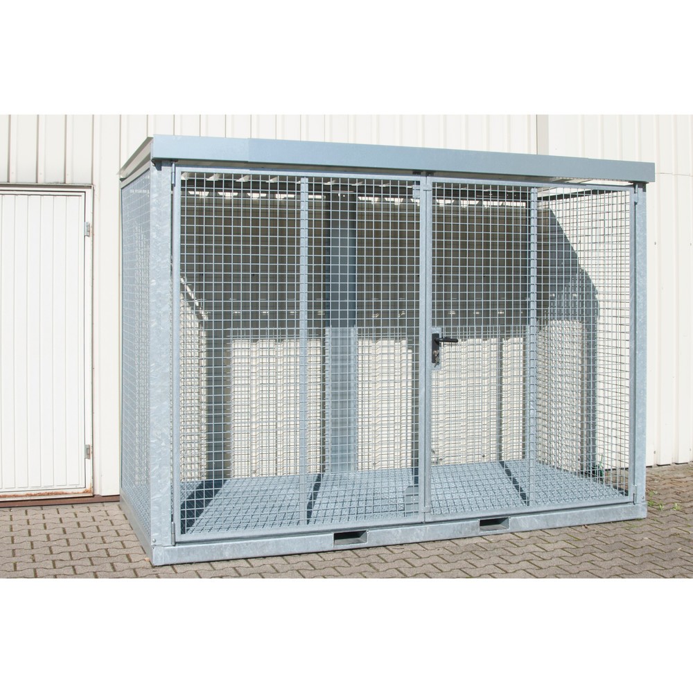Product afbeelding: Bauer® Gasflessencontainer GFC-E, max. 78 gasflessen, roosterbodem