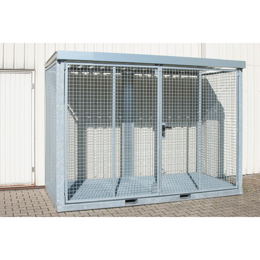 Product afbeelding: Bauer® Gasflessencontainer GFC-E, max. 78 gasflessen, roosterbodem