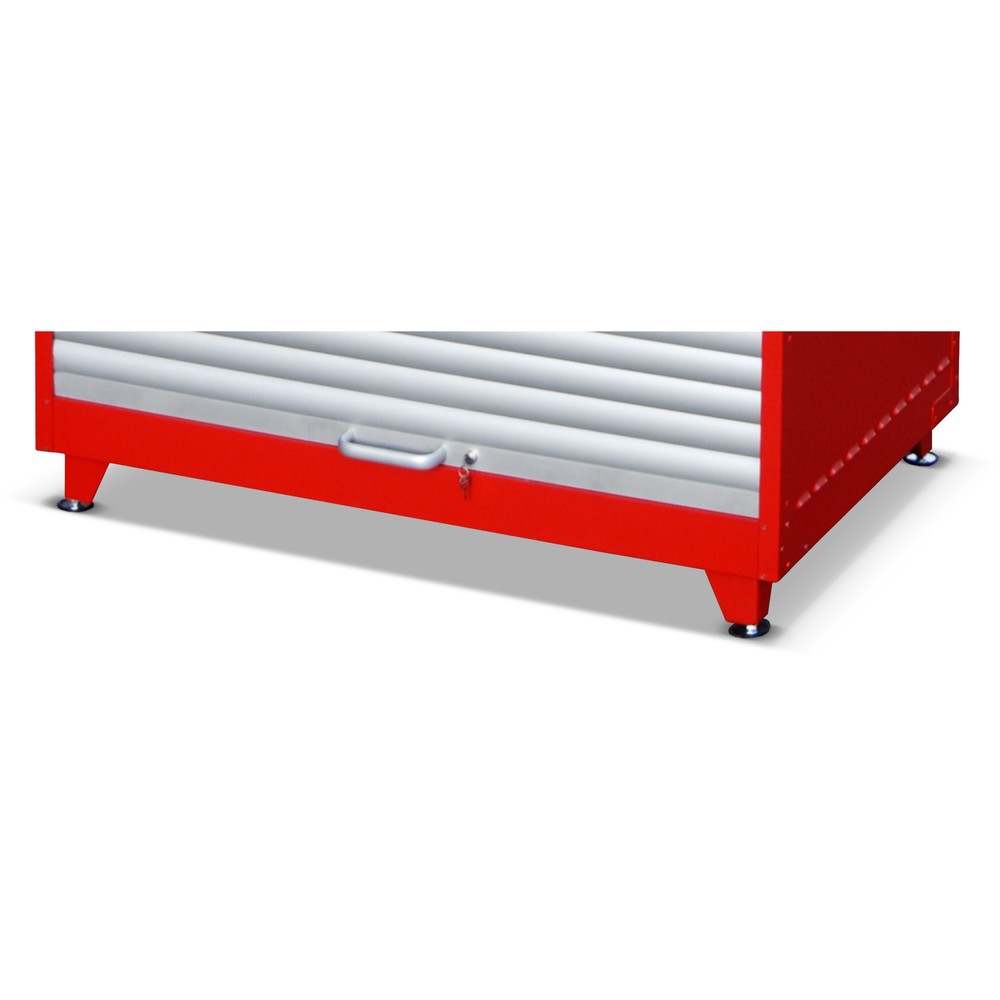 Product afbeelding: Bauer® In hoogte verstelbare poten voor roldeurkast voor gevaarlijke stoffen RSG, 4 st./VE
